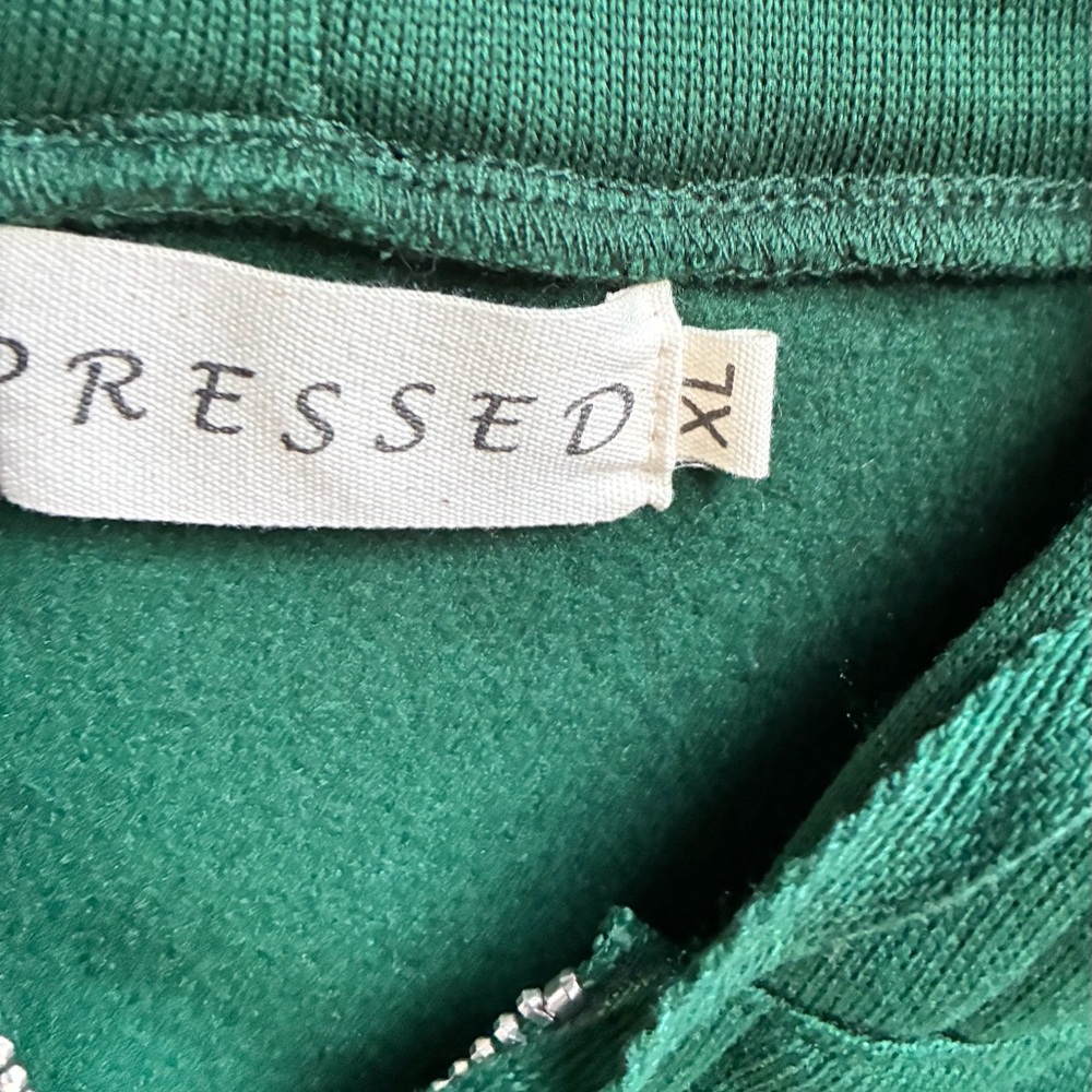 Lover Girl Forest Green Matching Hoodie and Jogger Lounge Set l XL - Picture 5 of 5